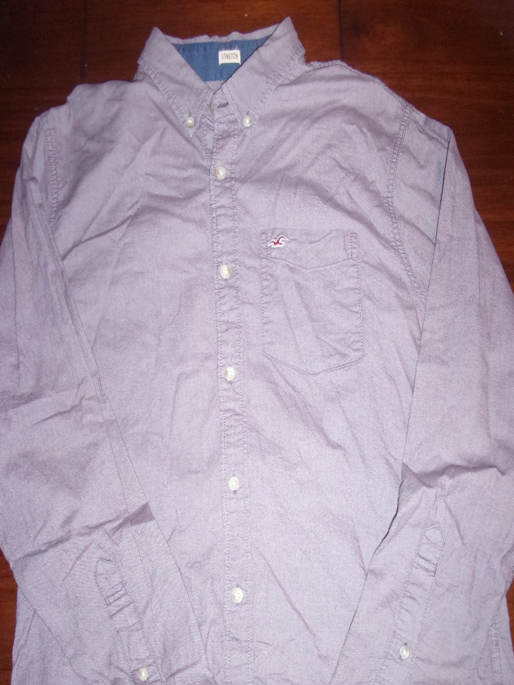Purple Hollister Button down shirt